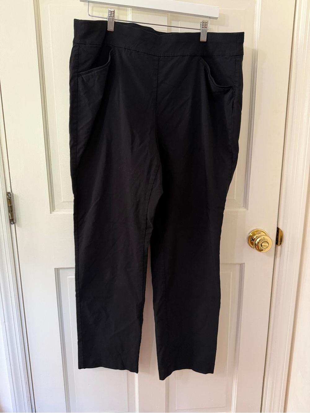 Talbot Black Pull-on pants with pockets